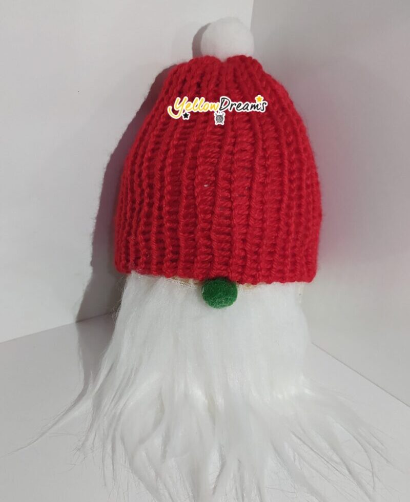 Πλεκτός χριστουγεννιάτικος νάνος - gnome