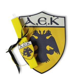 Λαμπάδα με πλάτη σήμα ΑΕΚ